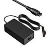 120W Microsoft Laptop Adapter for Surface Pro 3/4/5 with  OEM/ODM service